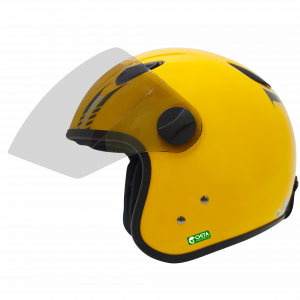 Mũ bảo hiểm Chita 3/4 CT19(K) - Màu vàng sơn bóng, tem số 1