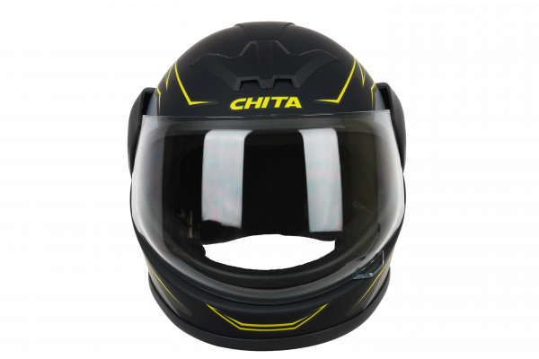 Mũ bảo hiểm Chita Fullface CT34- Màu đen mờ tem vàng