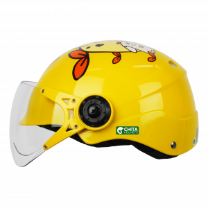 Mũ bảo hiểm Chita Trẻ em CT25(K)- Màu vàng bóng tem gà con
